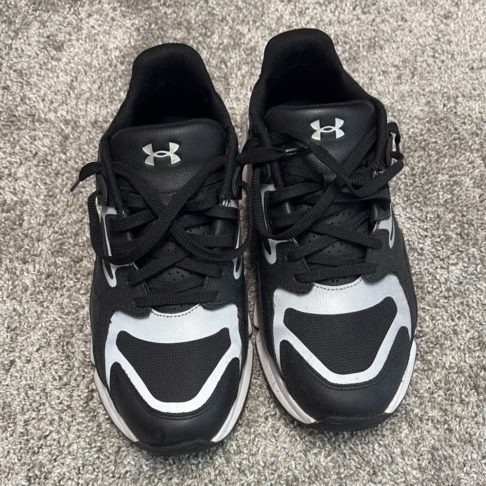 Under Armour Black and White Sneakers